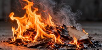 Детская шалость стала причиной задымления в подъезде дома в Туркестане